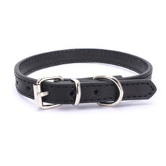 Small Dog Collar PU Leather 7 Colours