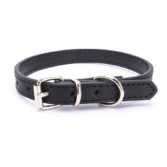 Small Dog Collar PU Leather 7 Colours