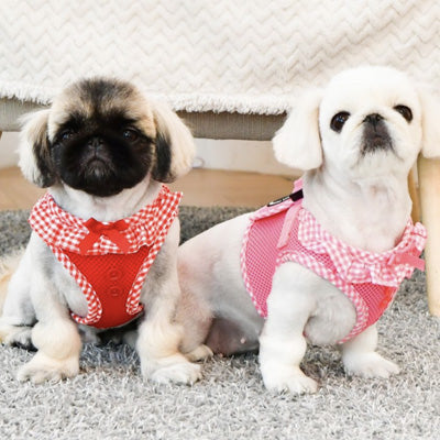 Puppia Vivien Small Dog Harness A Red 4 Sizes