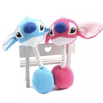 Super Soft Pink Rope Pull Dog Toy