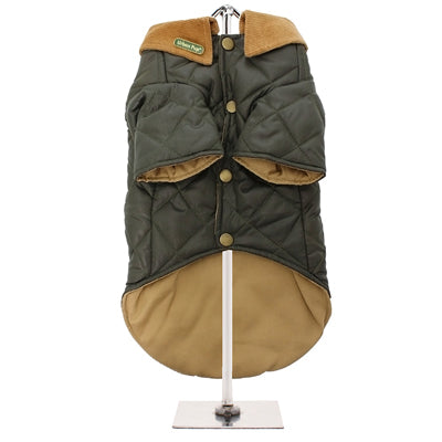 Urban Pup Chihuahua Puppy Chihuahua or Small Dog Forest Green Town and Country Quilted Dog Coat Chihuahua Clothes and Accessories at My Chi and Me