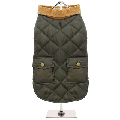 Urban Pup Chihuahua Puppy Chihuahua or Small Dog Forest Green Town and Country Quilted Dog Coat Chihuahua Clothes and Accessories at My Chi and Me