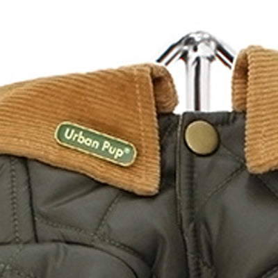 Urban Pup Chihuahua Puppy Chihuahua or Small Dog Forest Green Town and Country Quilted Dog Coat Chihuahua Clothes and Accessories at My Chi and Me