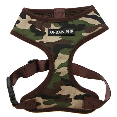 Green Camouflage Harness by Urban Pup Chihuahua Clothes and Accessories at My Chi and Me