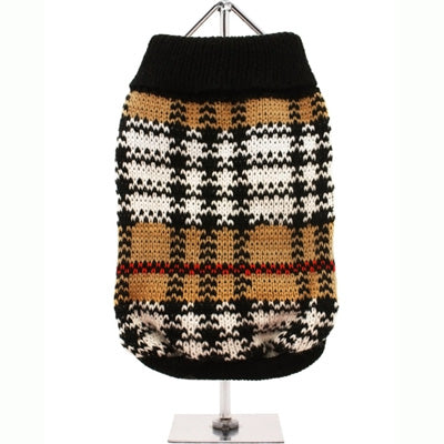 Urban Pup Chihuahua or Small Dog Autumn Check Jumper