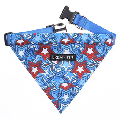 Urban Pup Blue Hero Star Bandana for Chihuahuas and Small Dogs