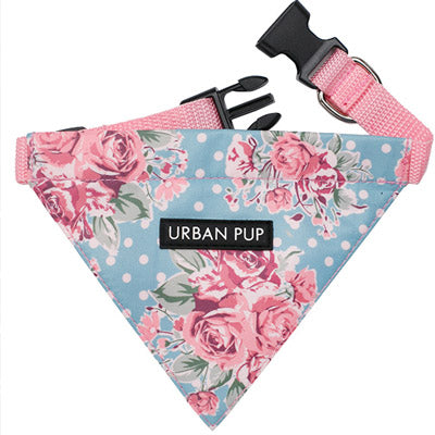 Urban Pup Vintage Rose Floral Bandana for Small Dogs