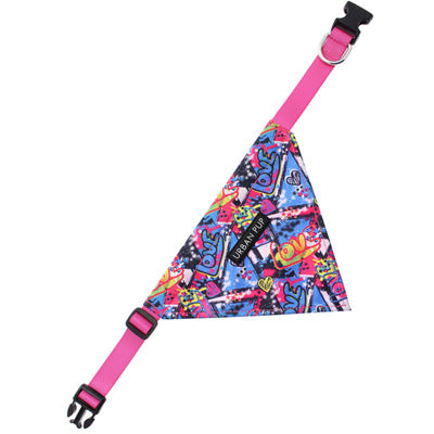 Urban Pup Pink Grafitti Bandana for Chihuahuas and Small Dogs
