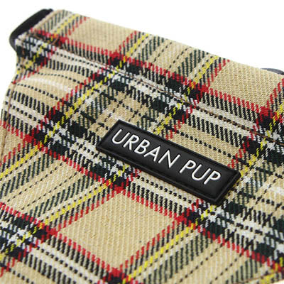 Urban Pup Brown Tartan Bandana for Small Dogs