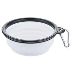 Clip and Go Travel Collapsible Water Bowl With Caribiner