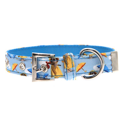 Urban Pup Wallace and Gromit Official Umbrella Print Dog Collar