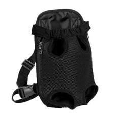 Front Facing Small Dog Puppy Carrier Legs Out Black 2 Sizes - My Chi and Me
