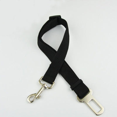 Premium Dog Seat Belt With Clip Black - My Chi and Me