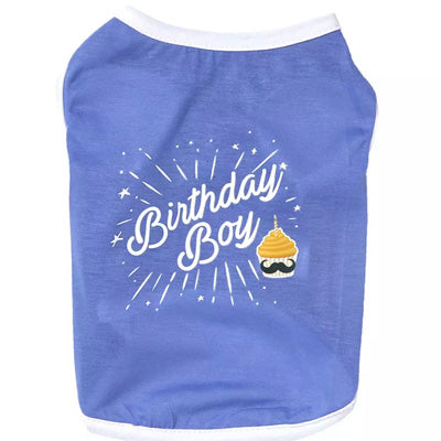 Birthday Boy Vest Chihuahua Small Dog Top Chihuahua Clothes and Accessories at My Chi and Me