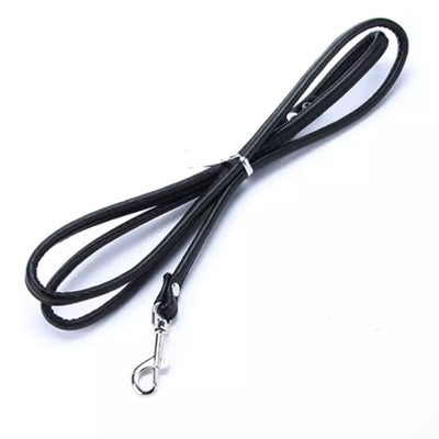 Super Value Rolled PU Leather 1cm Lead 1.2 Metres Long 7 Colours Chihuahua Clothes and Accessories at My Chi and Me