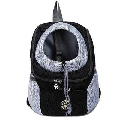 Chihuahua Small Dog Rucksack Pet Carrier Black & Grey 2 Medium