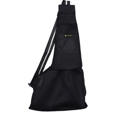 Dog Carrier Across Body Sling Black - My Chi and Me