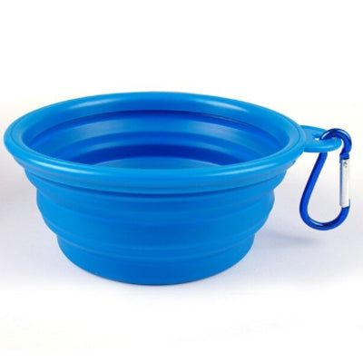 Chihuahua Travel Collapsible Water Bowl With Caribiner - My Chi and Me