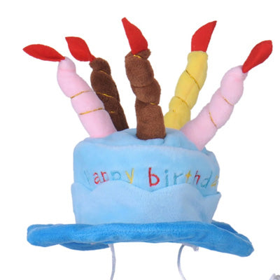 Happy Birthday Hat for Chihuahua Small Dog or Puppy BLUE or PINK - My Chi and Me