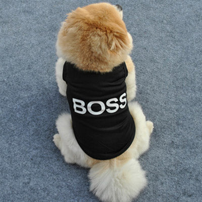 BOSS Vest T-Shirt Chihuahua Small Dog Vest - My Chi and Me