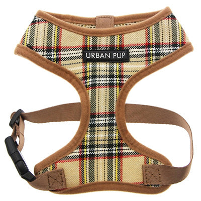 Brown Tartan Harness by Urban Pup - My Chi and Me