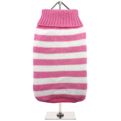 Urban Pup Chihuahua Puppy Chihuahua or Small Dog Pink and White Candy Striped Jumper Chihuahua Clothes and Accessories at My Chi and Me