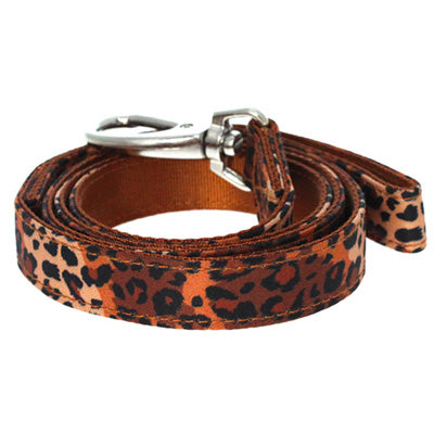Urban Pup Brown Cheetah Print Dog Lead