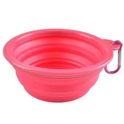 Chihuahua Travel Collapsible Water Bowl With Caribiner - My Chi and Me