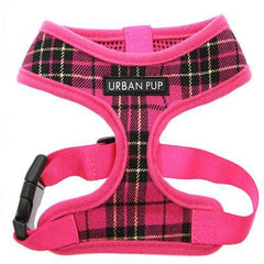 Fuchsia Pink Tartan Harness by Urban Pup - My Chi and Me