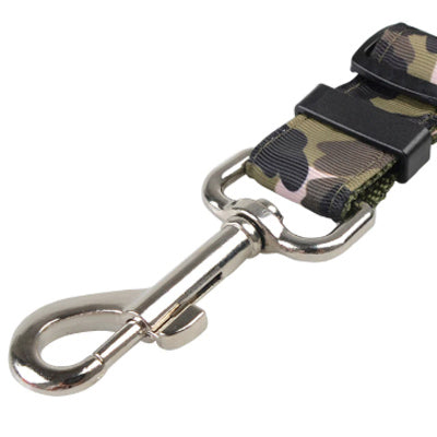 Premium Dog Seat Belt With Clip Green Camouflage Chihuahua Clothes and Accessories at My Chi and Me