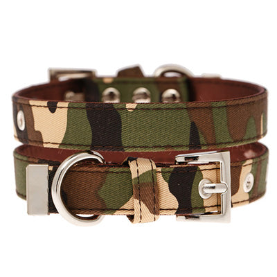 Green Camouflage Collar by Urban Pup Chihuahua Clothes and Accessories at My Chi and Me