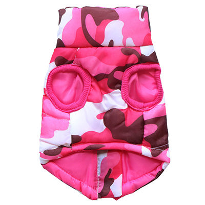 Chihuahua or Small Dog Coat Pink Camouflage Gilet - My Chi and Me