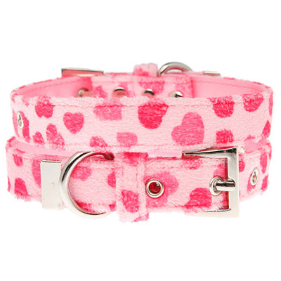 Pink Hearts Collar by Urban Pup Chihuahua Clothes and Accessories at My Chi and Me