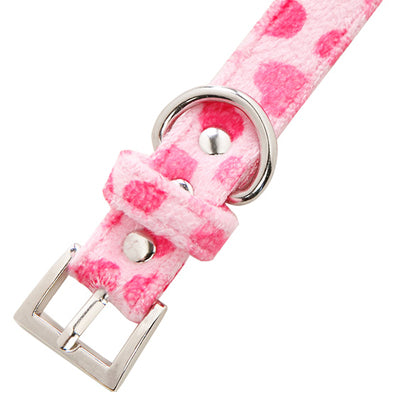 Pink Hearts Collar by Urban Pup Chihuahua Clothes and Accessories at My Chi and Me