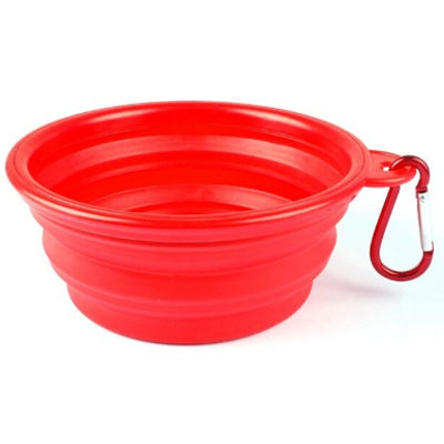 Chihuahua Travel Collapsible Water Bowl With Caribiner - My Chi and Me