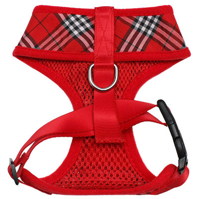 Red Checked Tartan Harness by Urban Pup - My Chi and Me