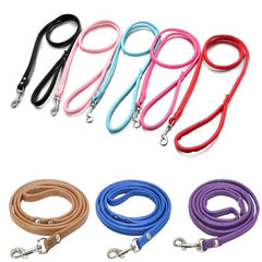 Super Value Rolled PU Leather 1cm Lead 1.2 Metres Length