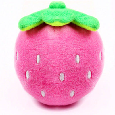 Strawberry Chihuahua or Small Dog Plush Star Toy with Squeaker Pink Chihuahua Clothes and Accessories at My Chi and Me