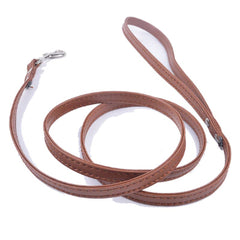 Super Value Small Flat PU Leather 1cm Lead 1.2 Metres Long 12 COLOURS Chihuahua Clothes and Accessories at My Chi and Me