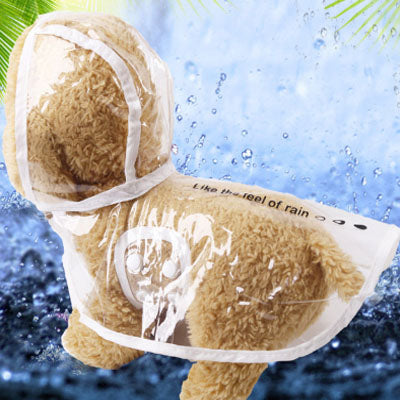 White Waterproof Raincoat for Chihuahuas and Small Dogs - 3 SIZES Chihuahua Clothes and Accessories at My Chi and Me