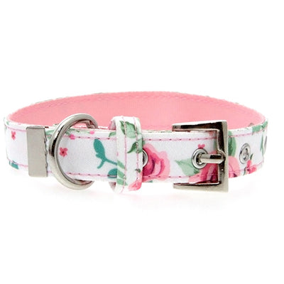 White Floral Cascade Collar by Urban Pup Chihuahua Clothes and Accessories at My Chi and Me