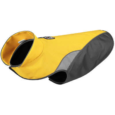 Small Dog Waterproof Reflective Adjustable Velcro Coat Yellow and Grey - My Chi and Me