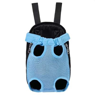 Front Facing Small Dog Puppy Carrier Legs Out Baby Blue