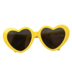 Heart Shaped Small Dog Pet Sunglasses Banana Split