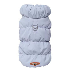 Water Resistant Baby Blue Padded Puffa Small Dog Coat 2 Sizes