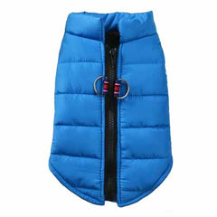 Lightweight Gilet Style Chihuahua or Small Dog Puffa Coat Blue