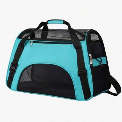 Blue Easy Breathe Holdall Style Pet Carrier Medium