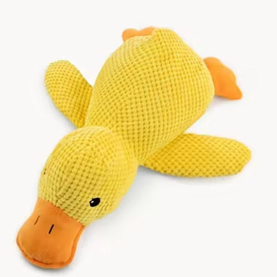 Super Soft Cuddle Duck Small Dog Toy With Squeaker