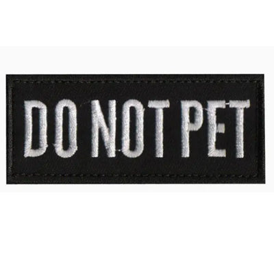 Do Not Pet Value Velcro Harness Patches for Julius K9 IDC Pair