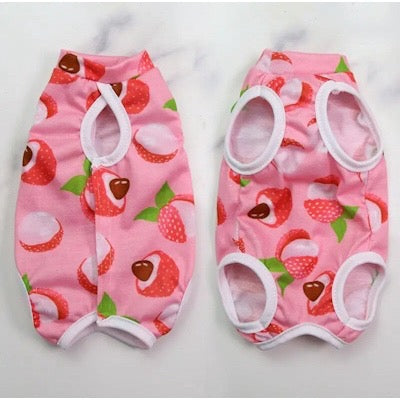 Surgery Suits for Small Dogs Post Surgery Wound Protection Pink